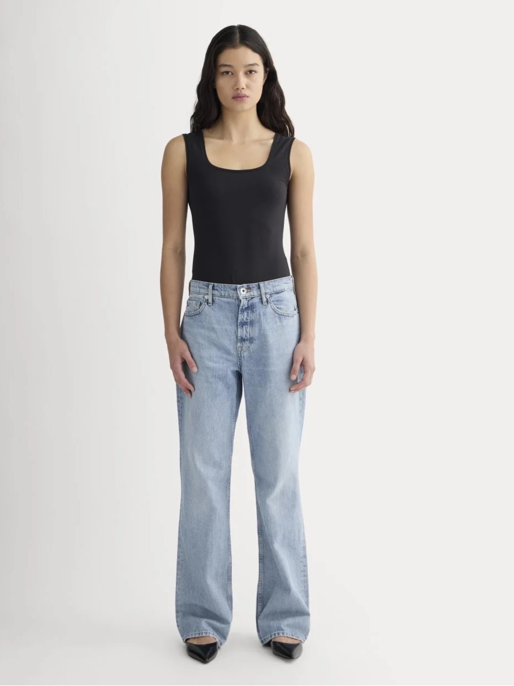 Everlane The ’90s Forever Jean Light Indigo High Rise Straight Leg 26R NWOT